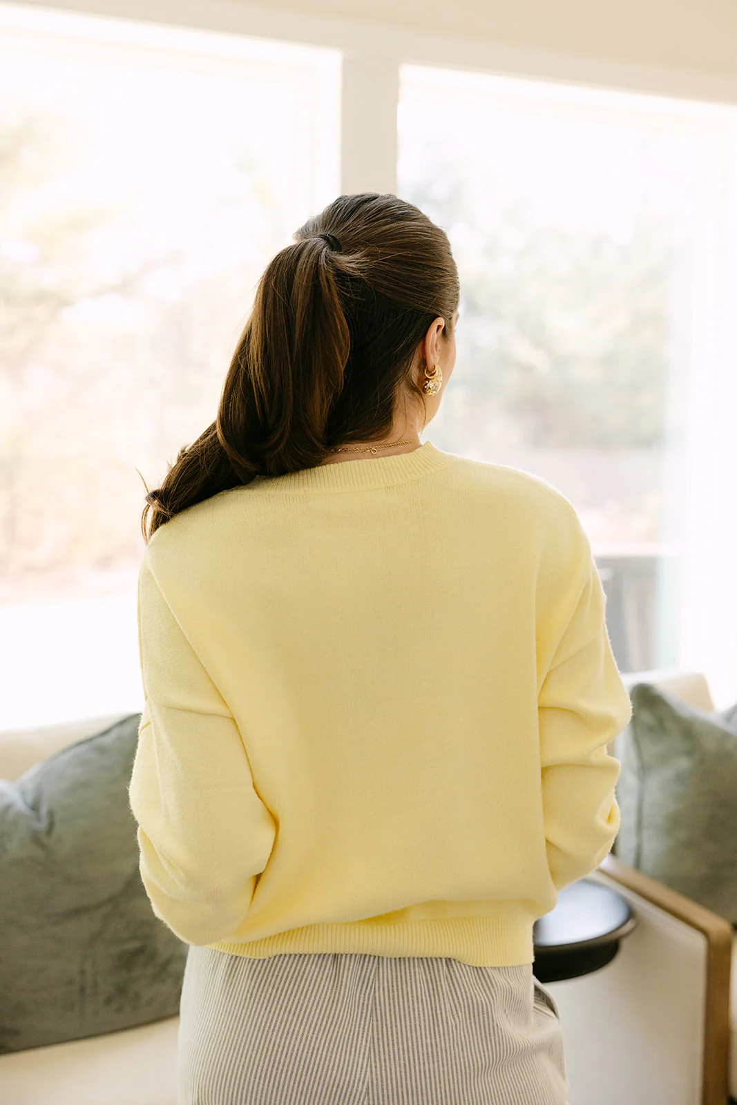 Maisy Yellow Blueberry Graphic Sweater - Image 4
