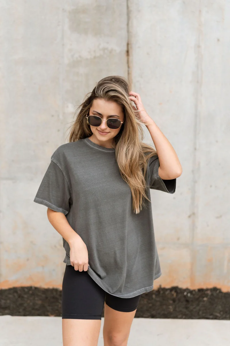 Making it Easy Top in Grey - Image 3
