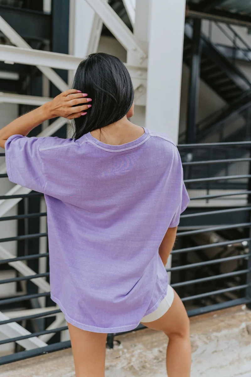 Making It Easy Top in Lavender - Image 5