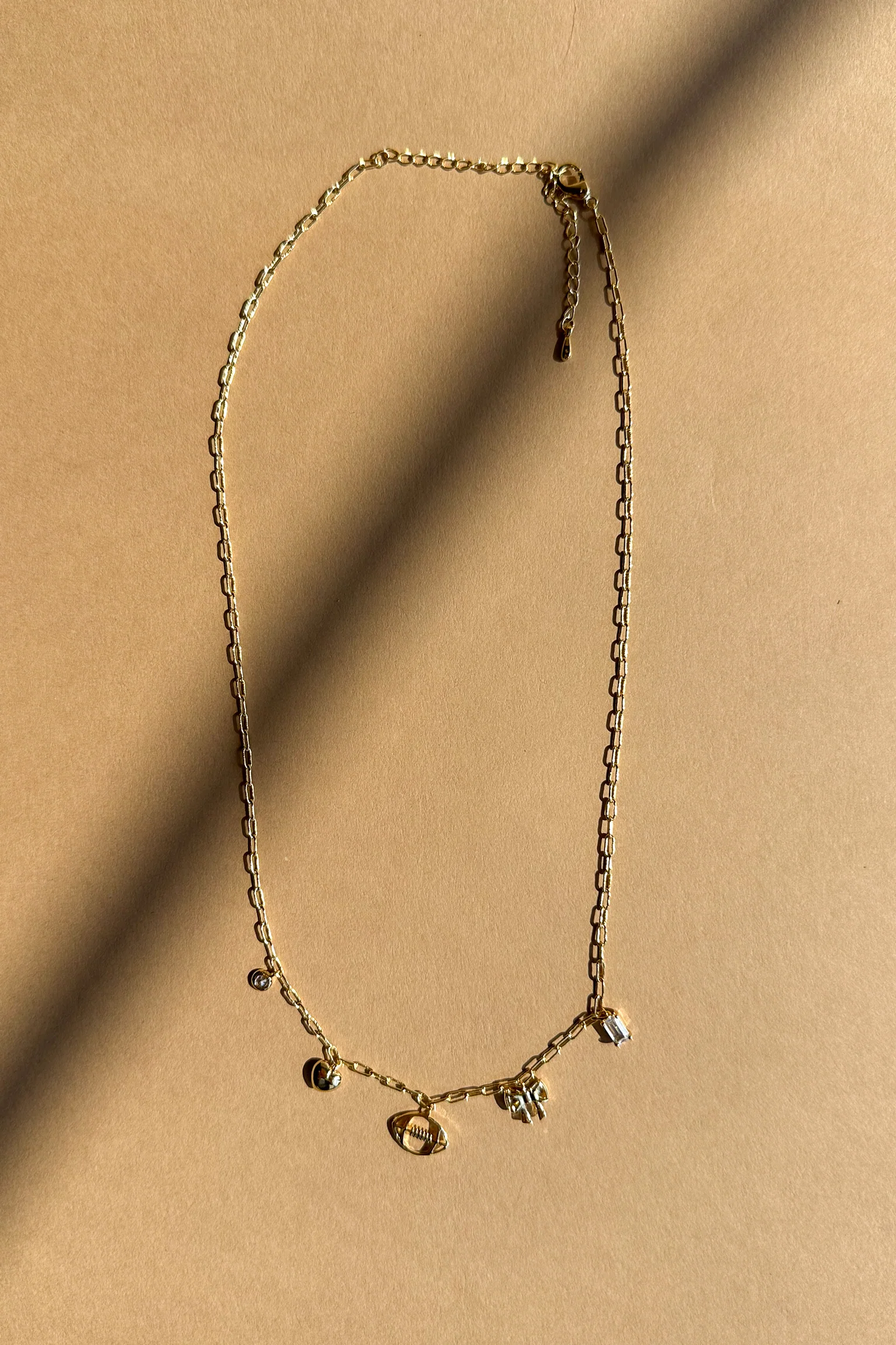Malia Gold Chain Charm Necklace - Image 2