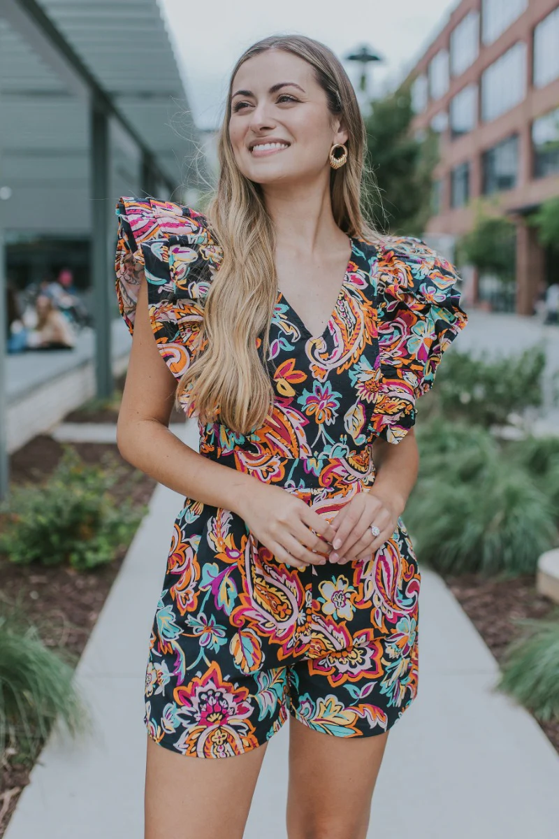 Malibu Floral Romper