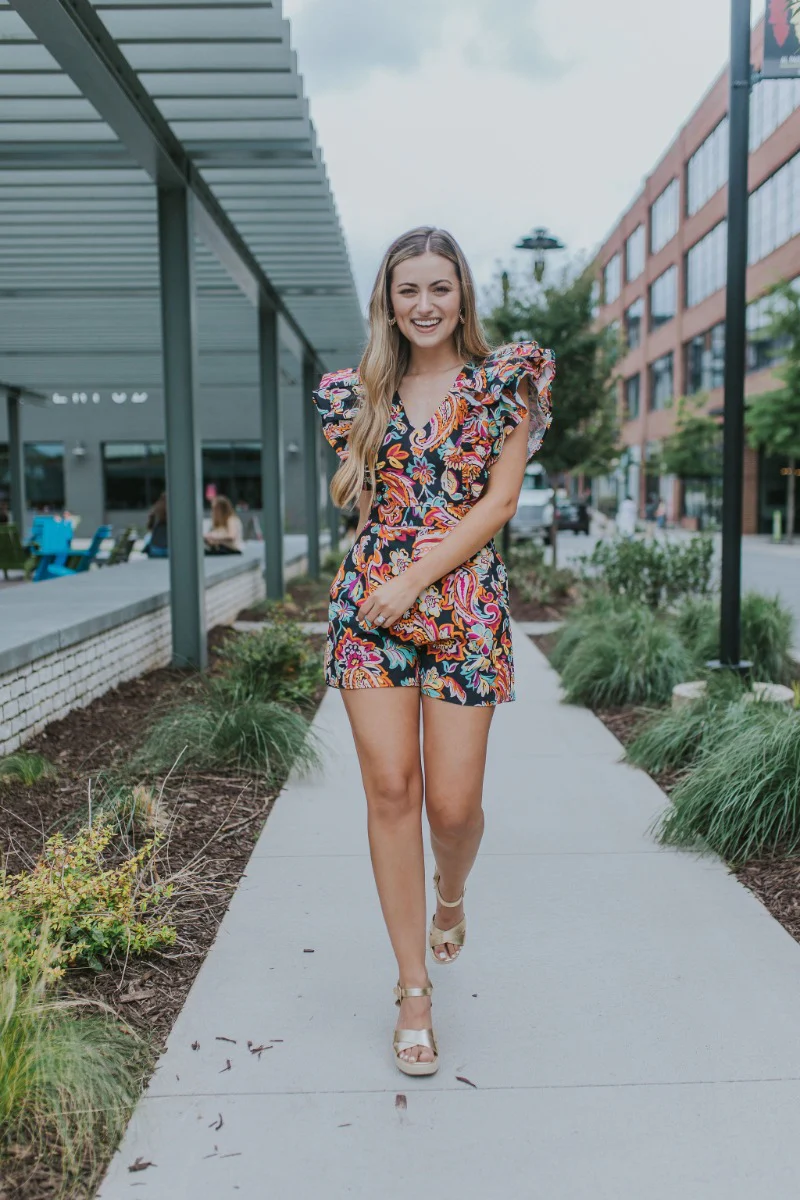 Malibu Floral Romper - Image 2