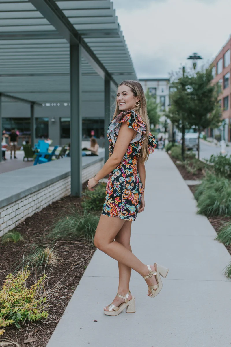 Malibu Floral Romper - Image 4