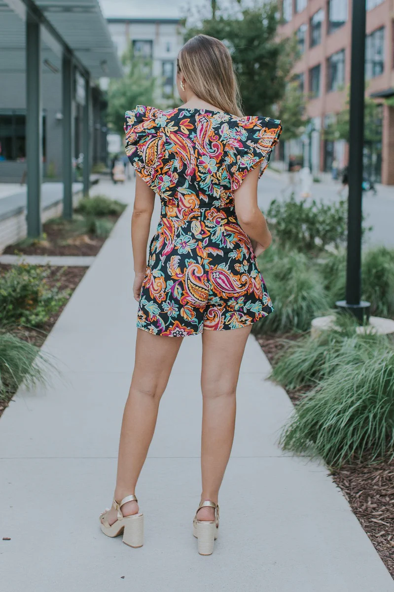 Malibu Floral Romper - Image 5