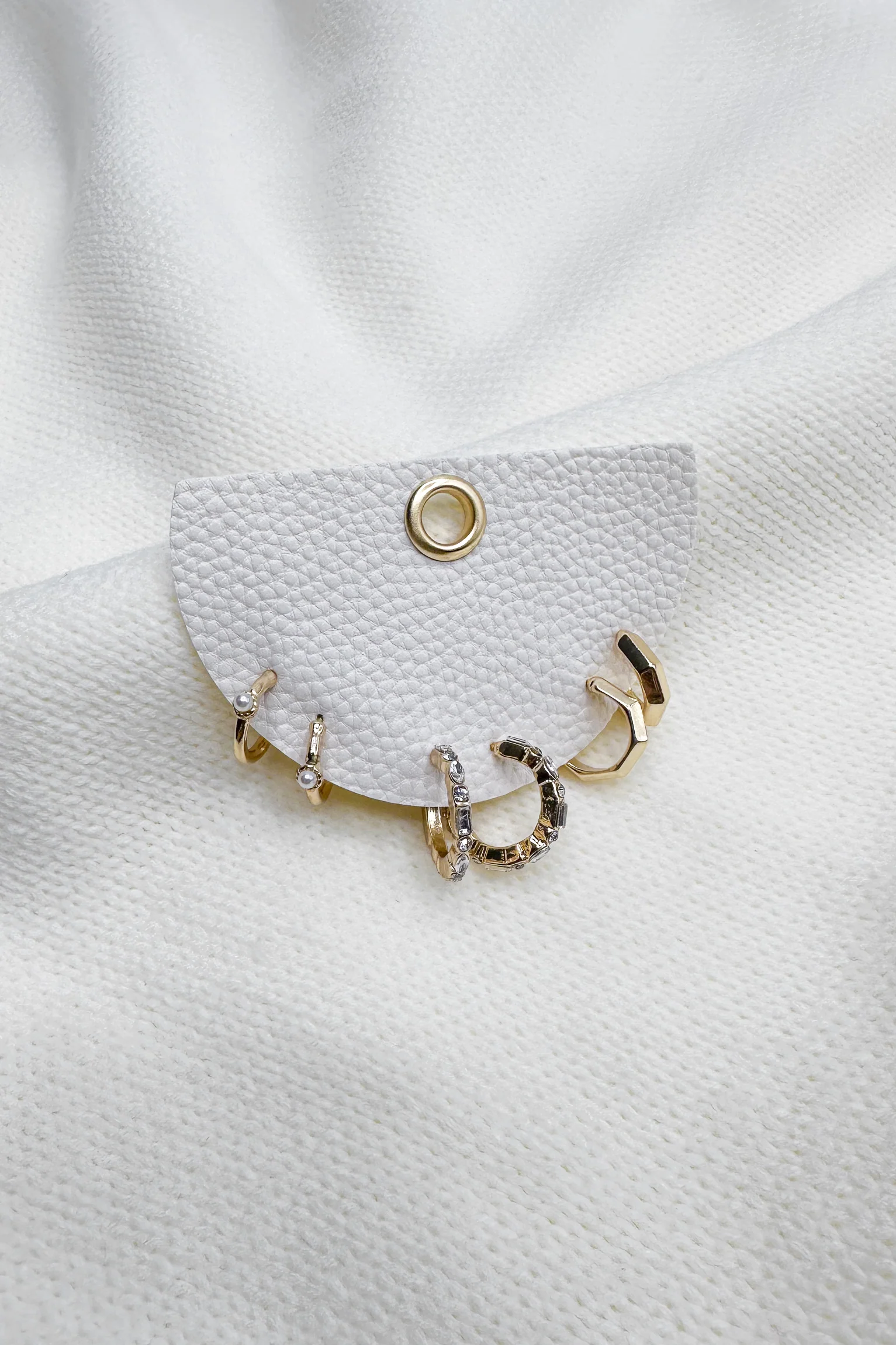 Maria Gold Hoops Earring Set