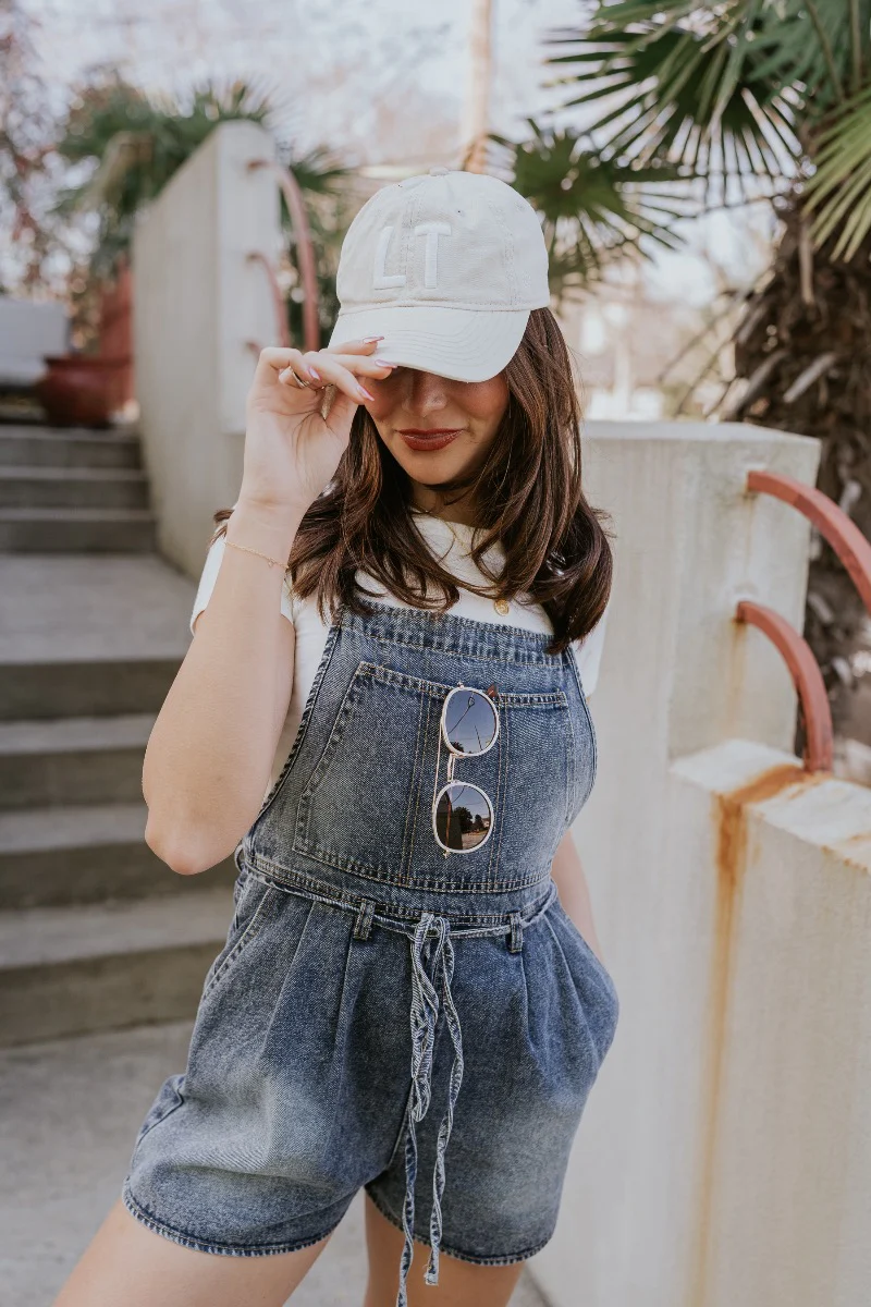 Marina Washed Denim Romper - Image 3