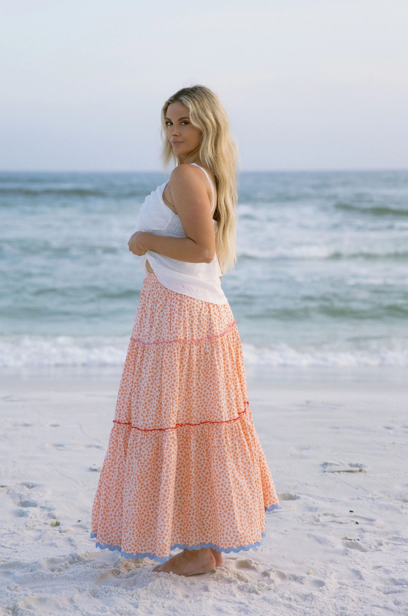 Marisol Tiered Floral Maxi Skirt - Image 7