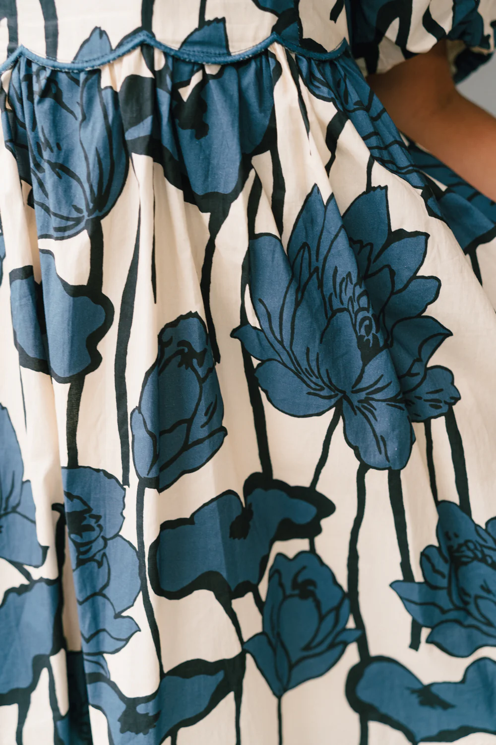 Melania Floral Puff Sleeve Mini Dress - Image 10
