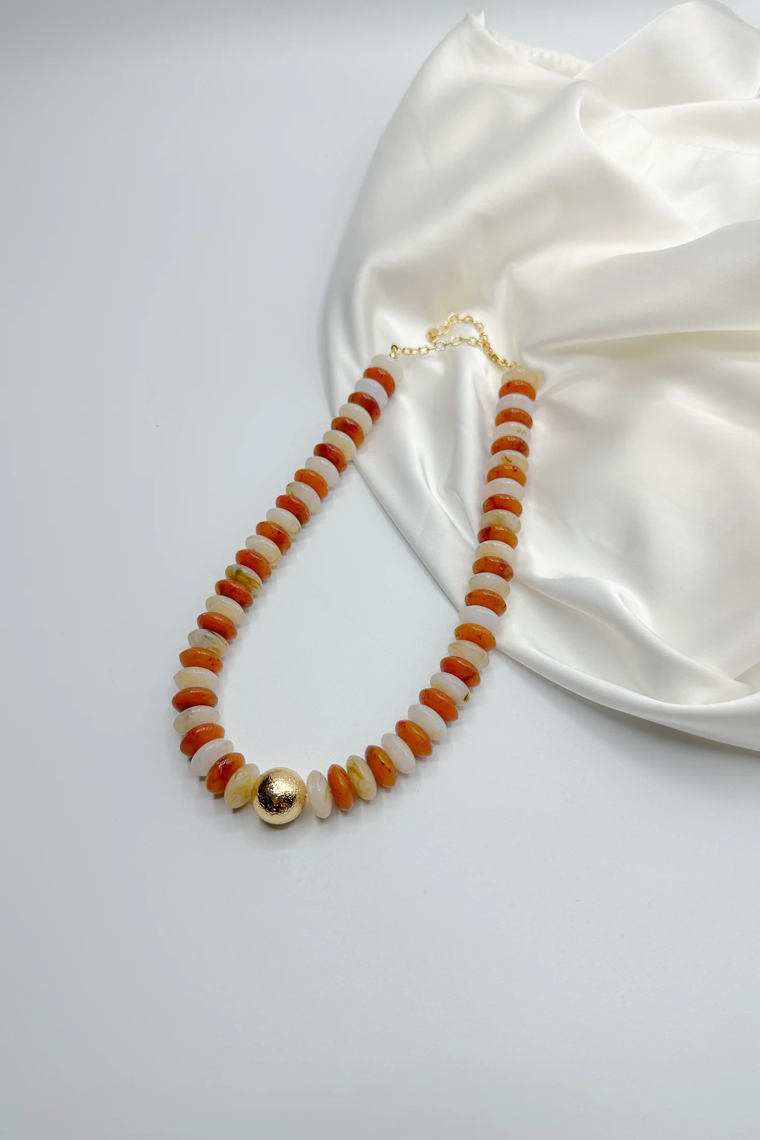 Melissa Multi & Gold Bead Necklace - Image 2