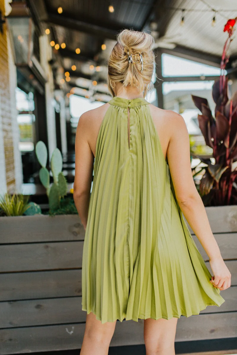 Melrose Pleated Dress - Image 6