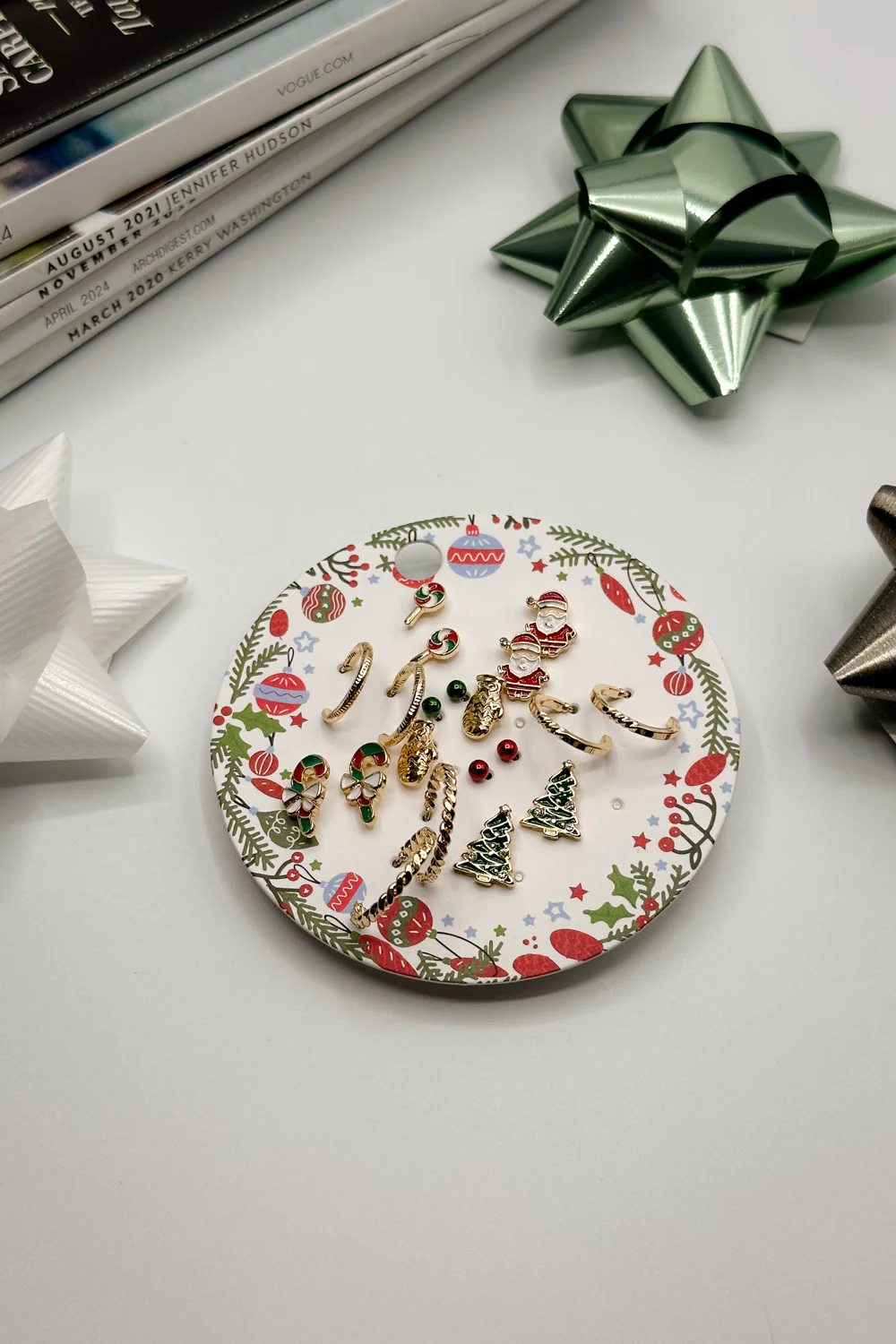 Merry & Bright Christmas Studs Earring Set