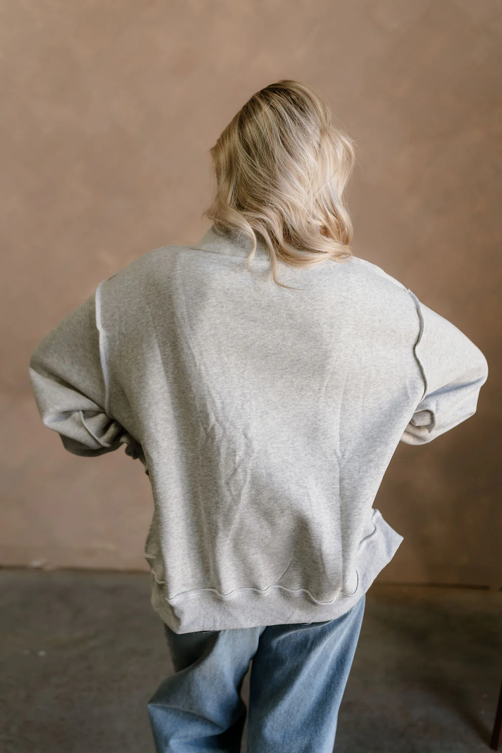 Merry/Grinchy Reversible Mock Neck Sweatshirt - Image 7