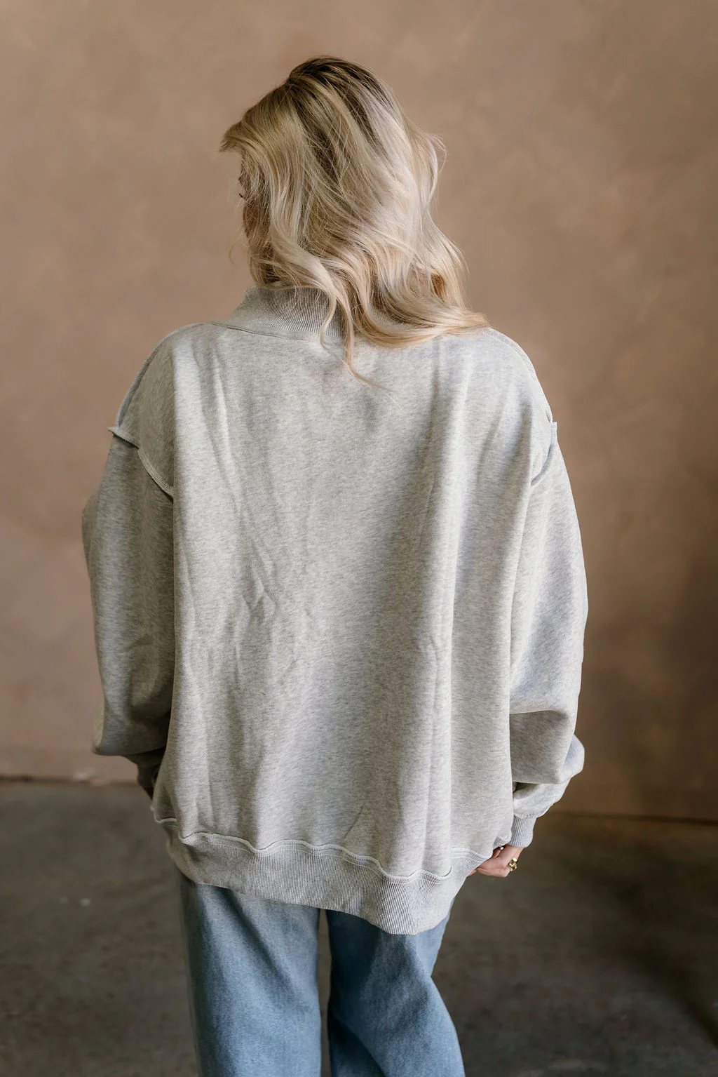 Merry/Grinchy Reversible Mock Neck Sweatshirt - Image 8