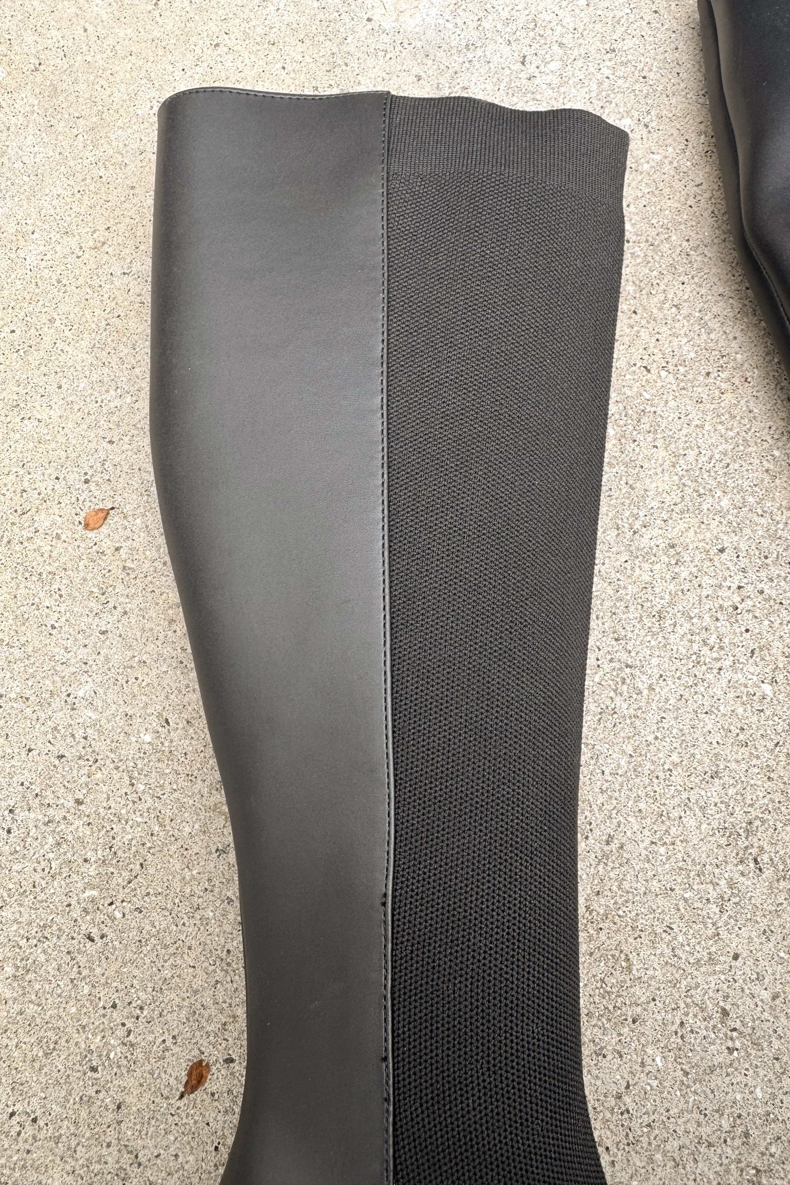 Mia Bettina Black Contrast Tall Boot - Image 2
