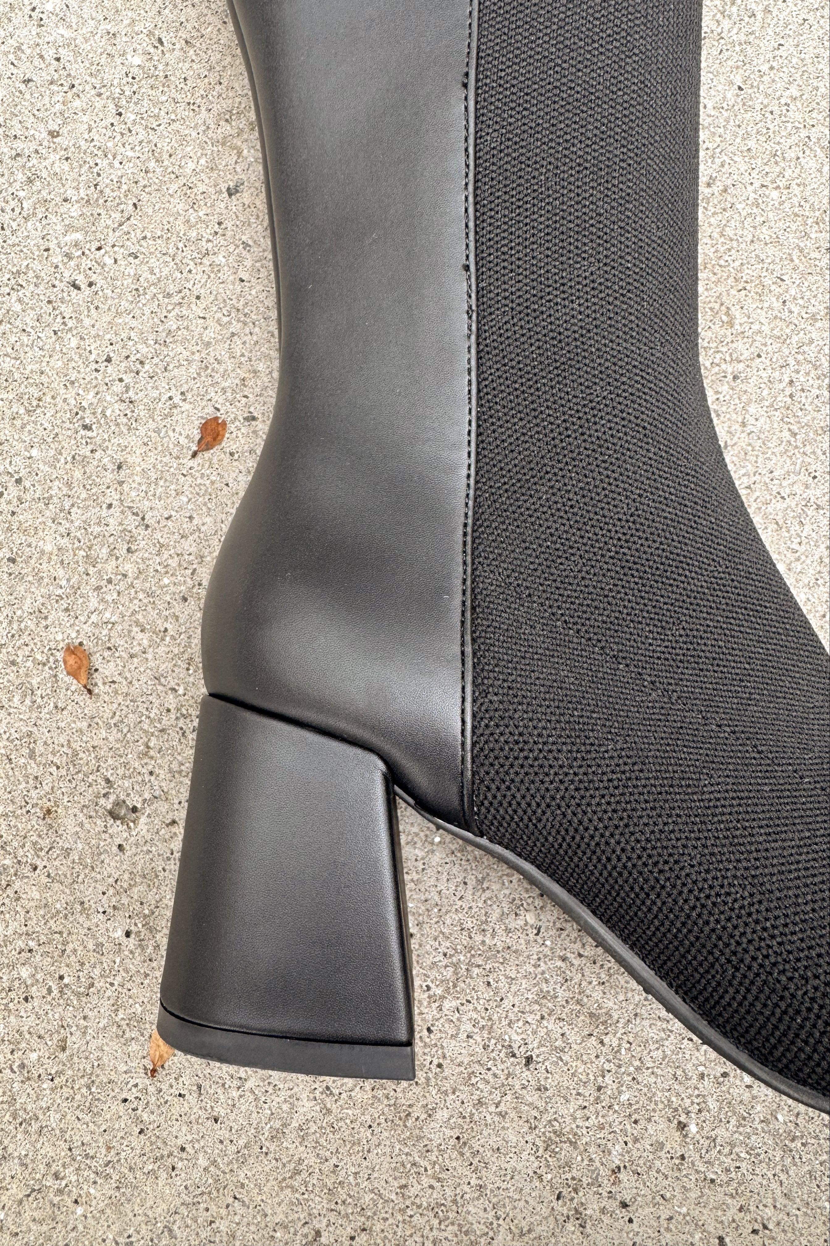 Mia Bettina Black Contrast Tall Boot - Image 5