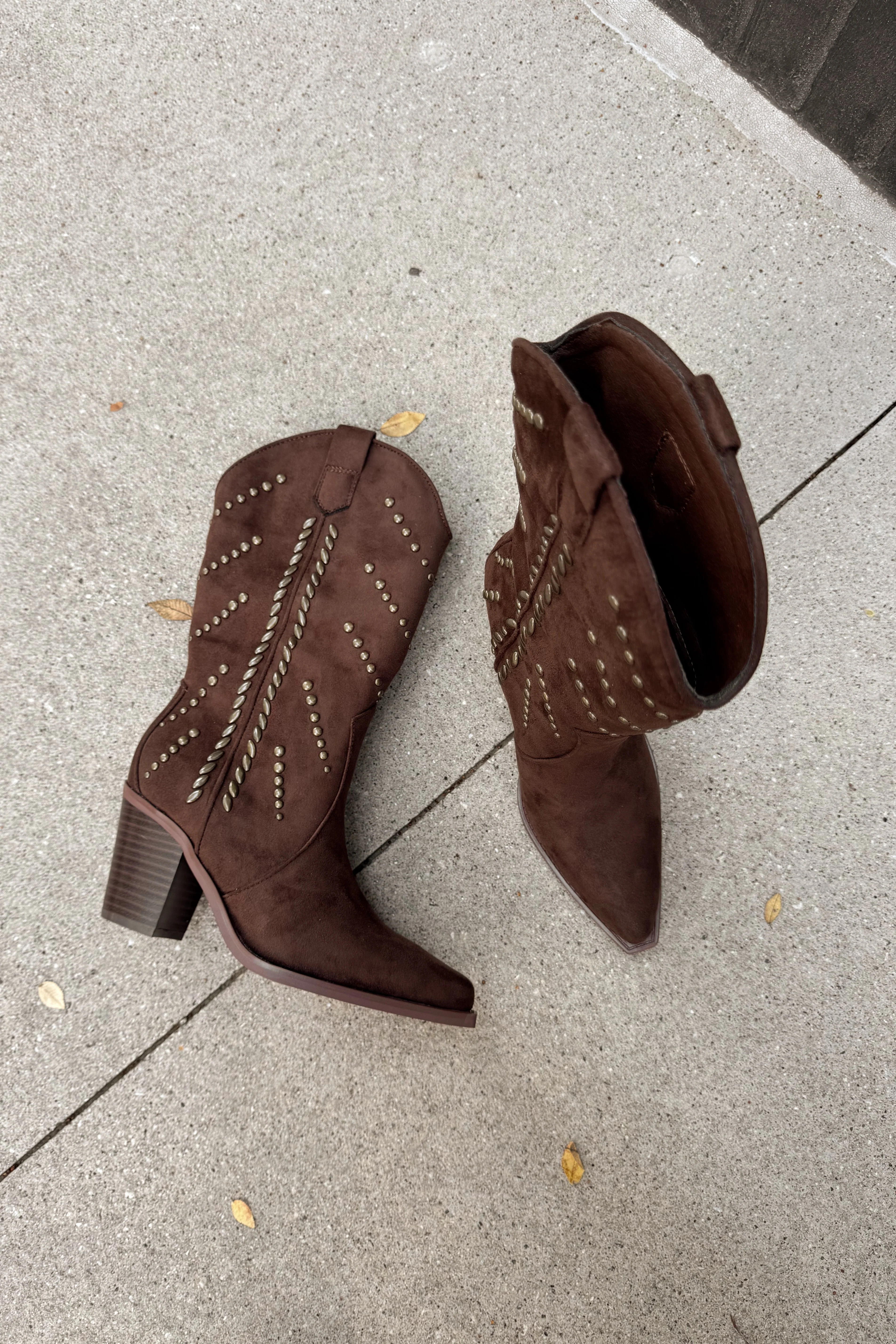 Mia Morgann Chocolate Brown Western Boots