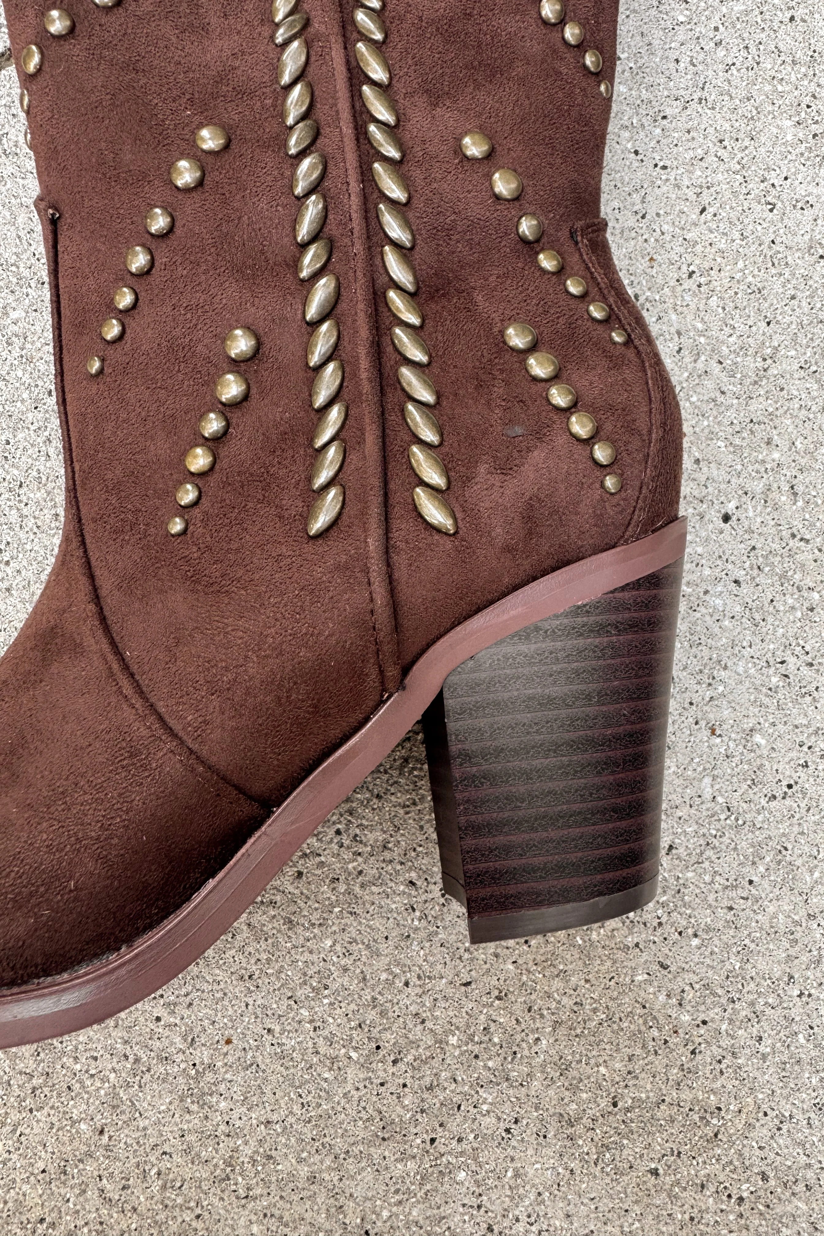 Mia Morgann Chocolate Brown Western Boots - Image 4