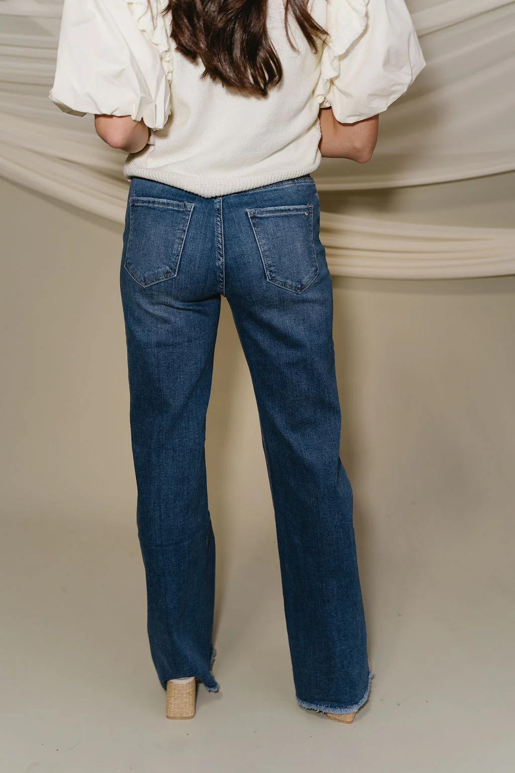 Mica: Mya Medium Wash High Rise Jeans - Image 10