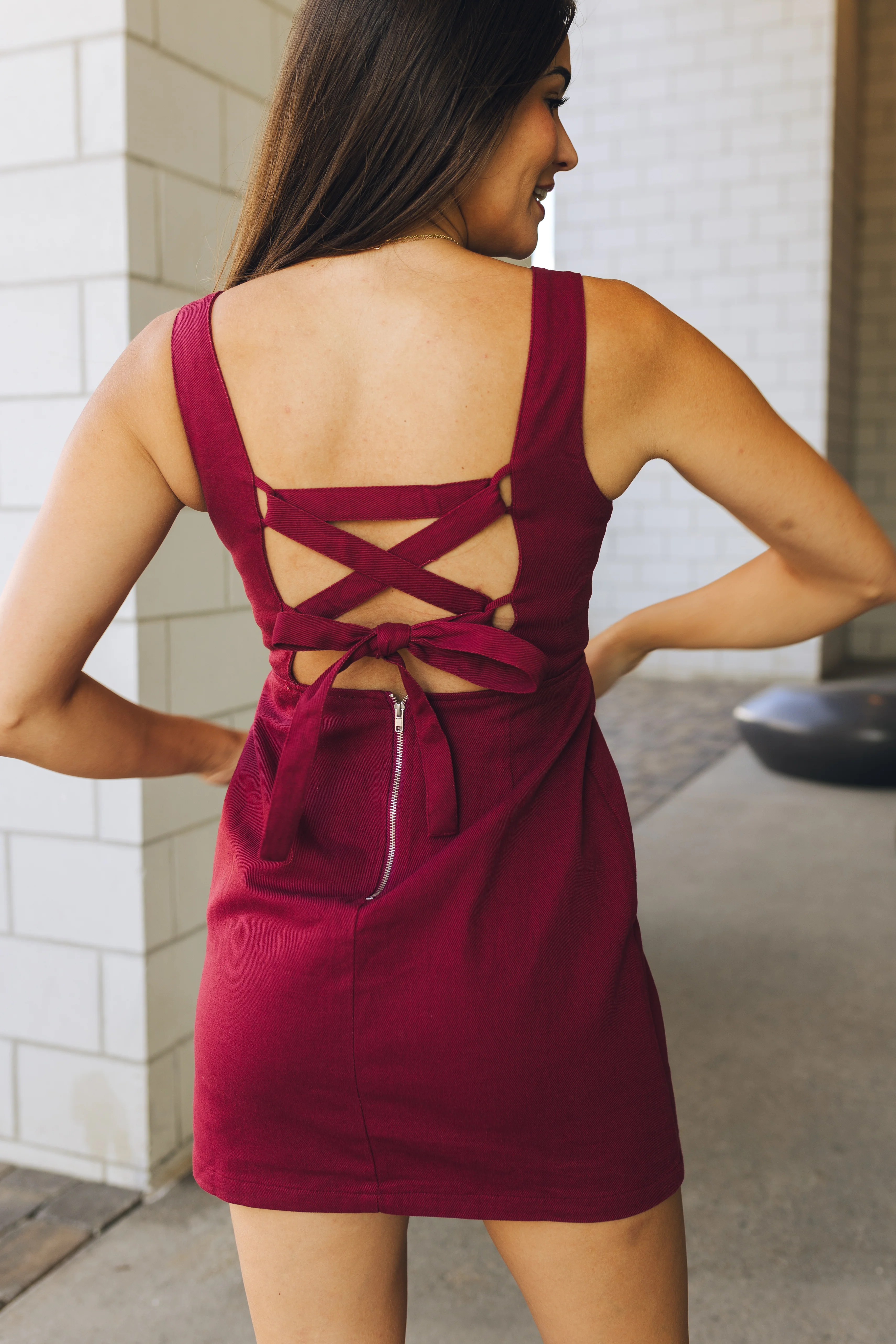 Millie Denim Mini Dress - Image 5