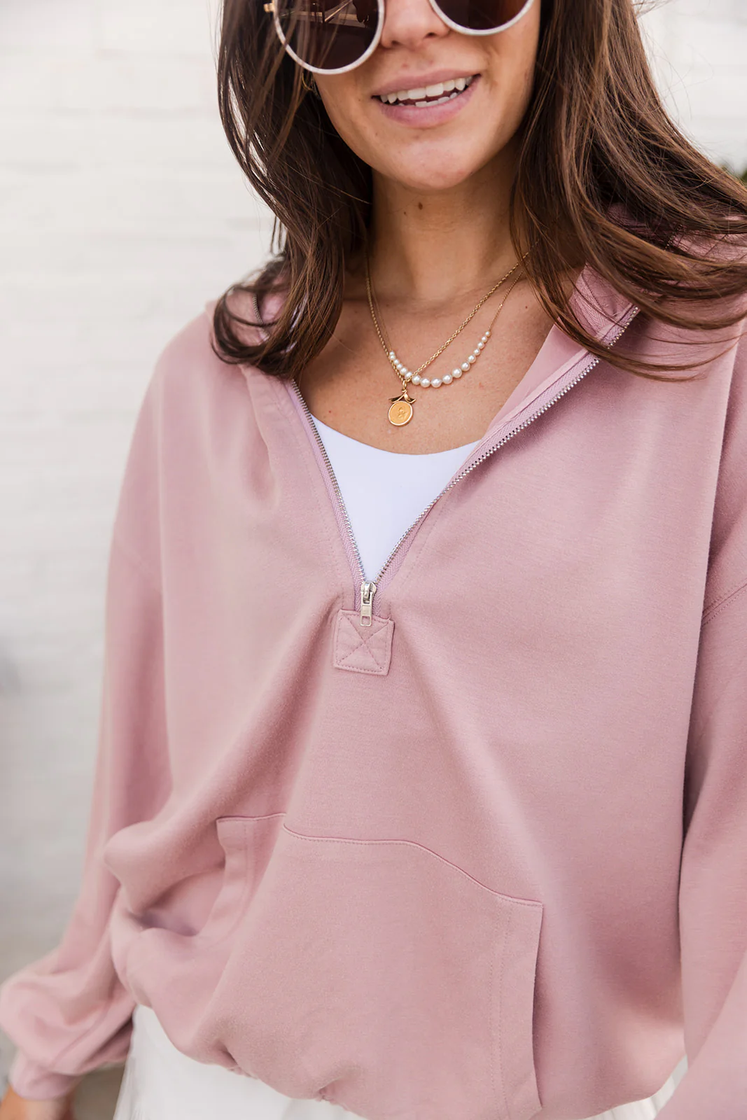 Millie Mauve Pink Hoodie Sweatshirt - Image 2