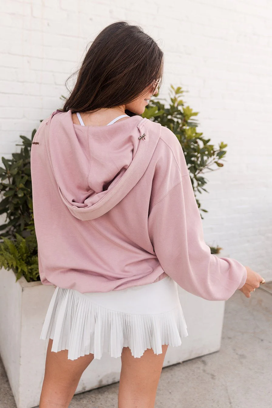 Millie Mauve Pink Hoodie Sweatshirt - Image 3