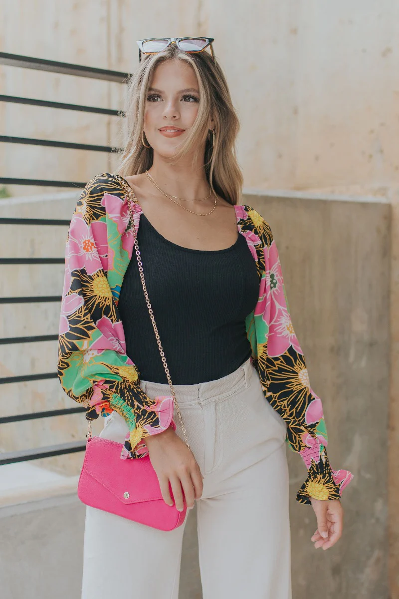 Miss Me Floral Bodysuit