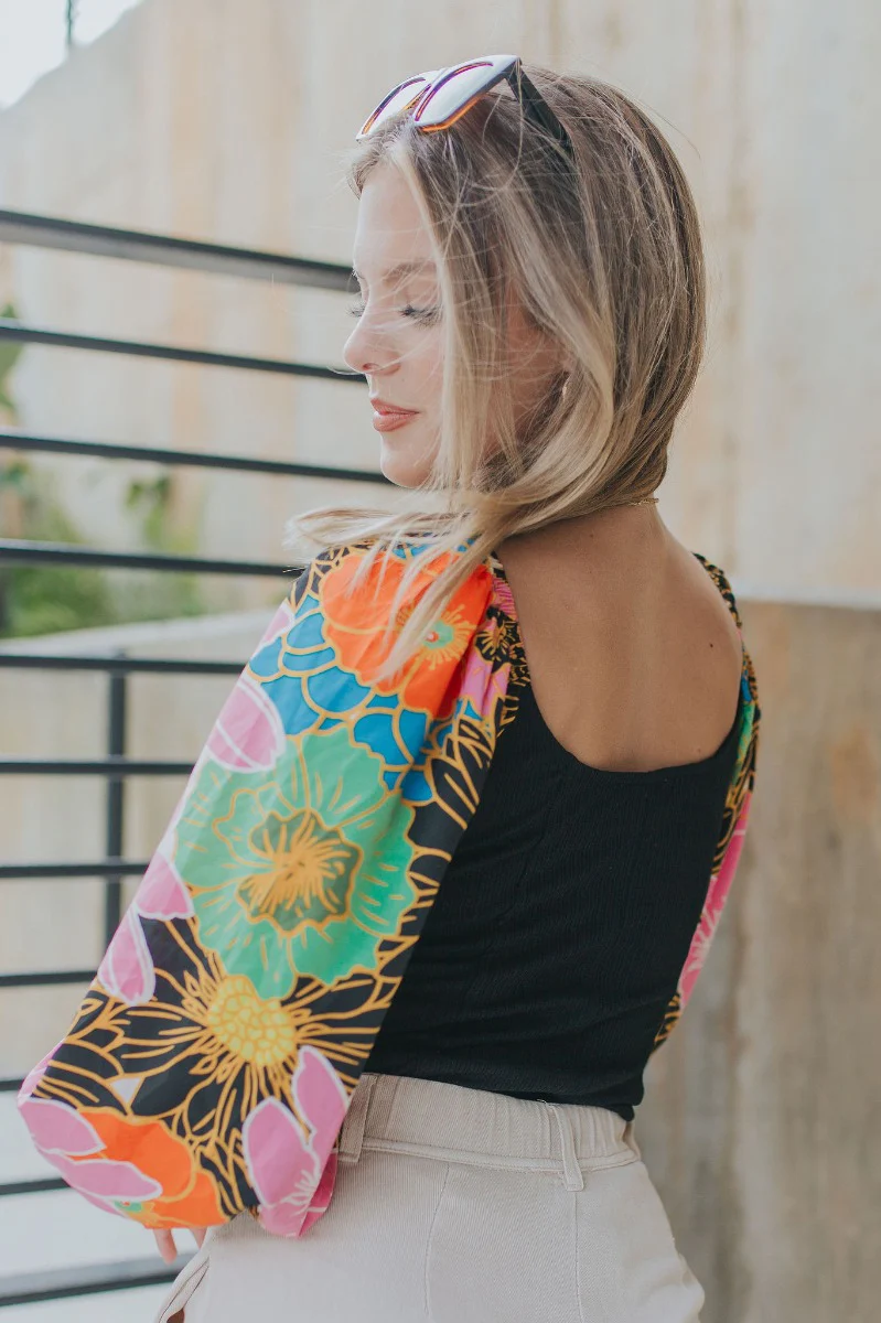 Miss Me Floral Bodysuit - Image 5