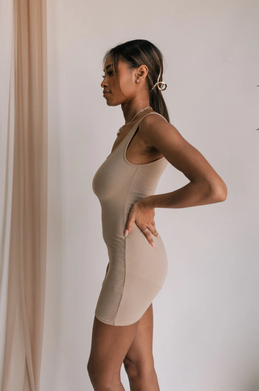 Morgana Sleeveless Bodycon Mini Dress - Image 9