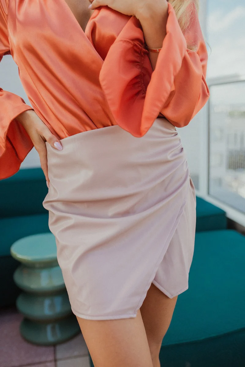 Most Wanted Skirt in Mauve - Image 2