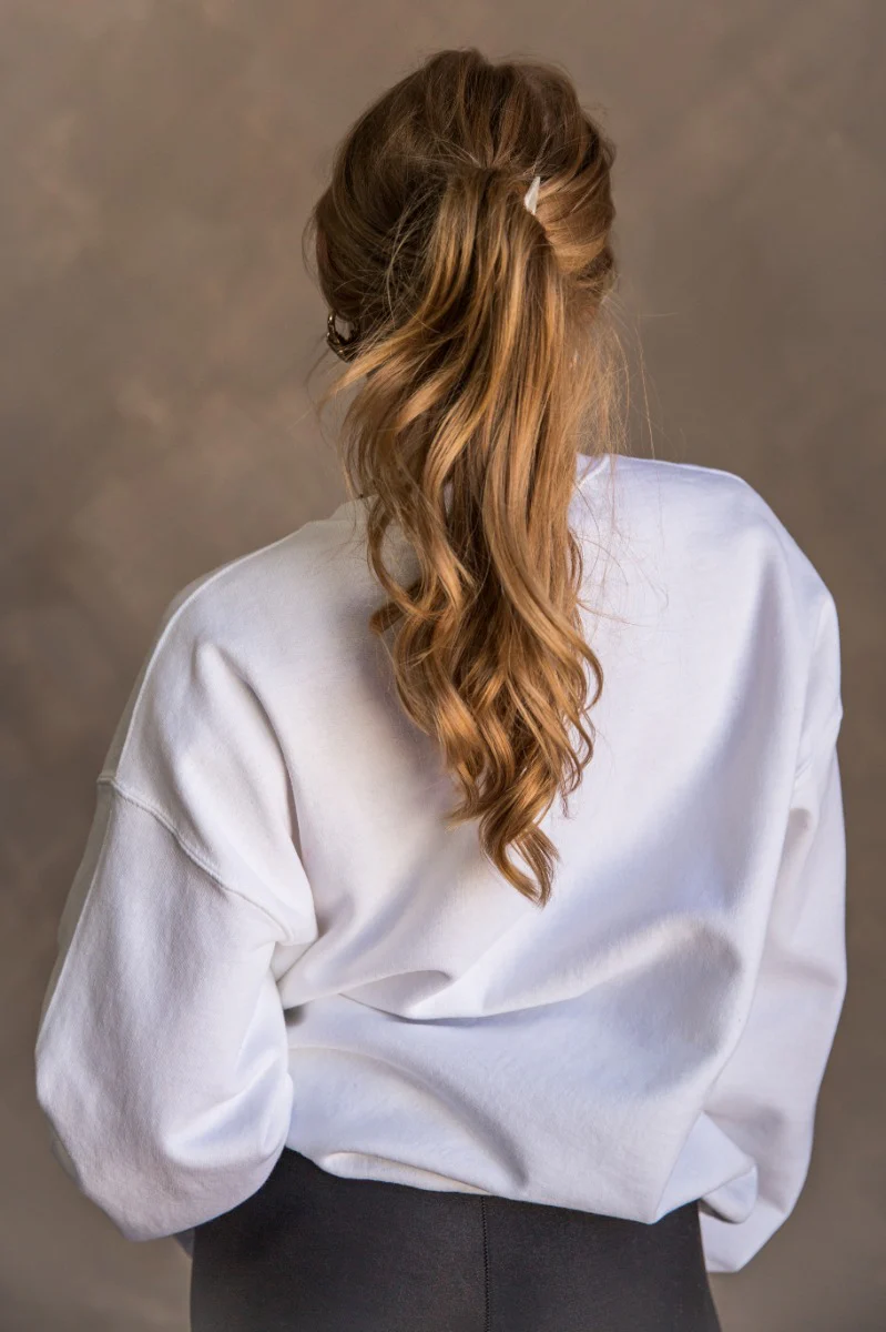 Monte Carlo White Long Sleeve Sweatshirt - Image 7