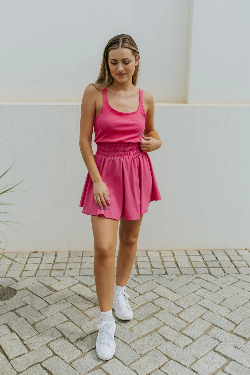 Movement Mini Dress in Pink - Image 2
