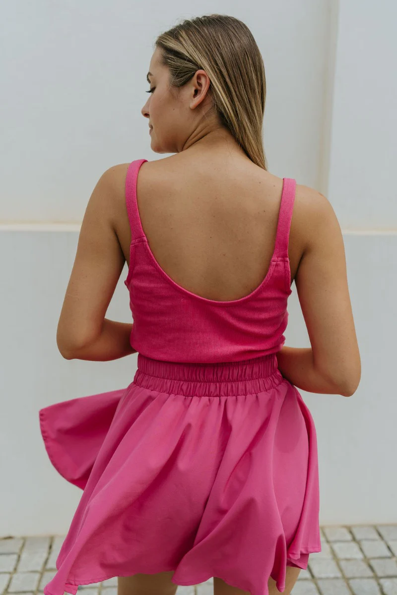 Movement Mini Dress in Pink - Image 5