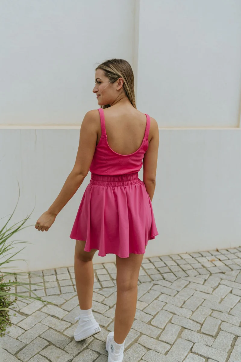 Movement Mini Dress in Pink - Image 6