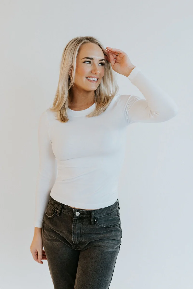 My Go-To Top In White