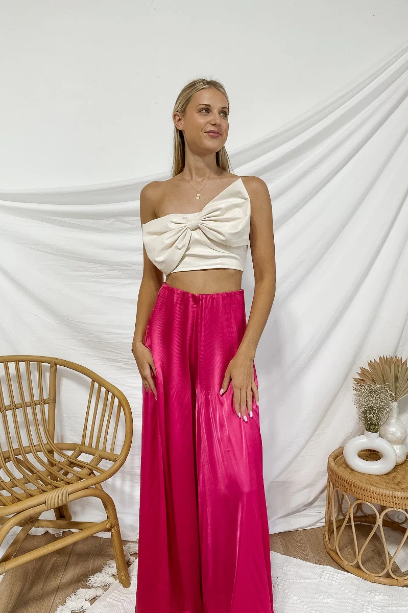 My Muse Crop Top In Ivory - Image 3