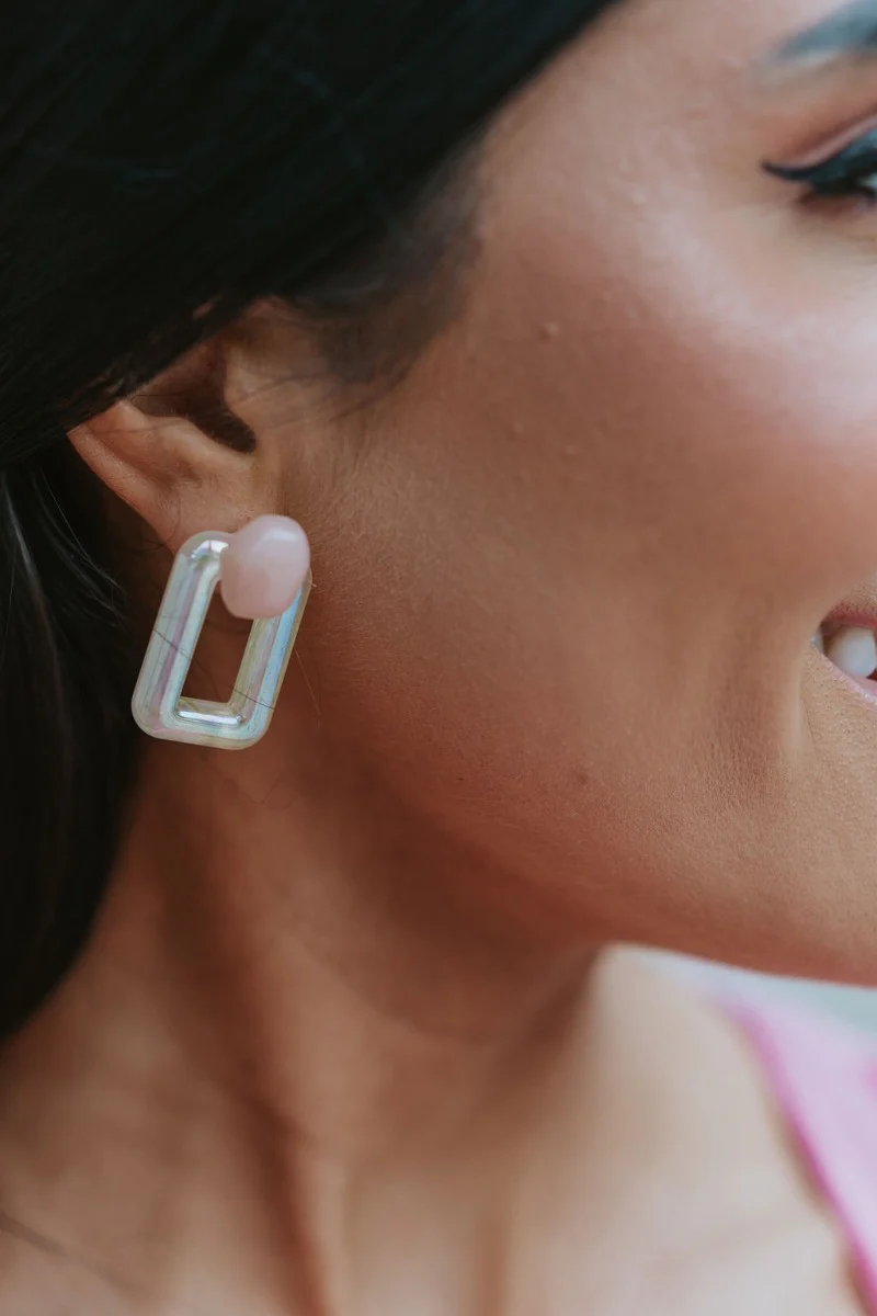 Naples Village Earring in Pink