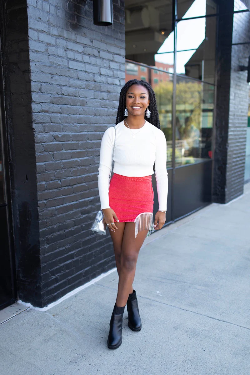 Nashville Nights Fringe Skirt - Image 2