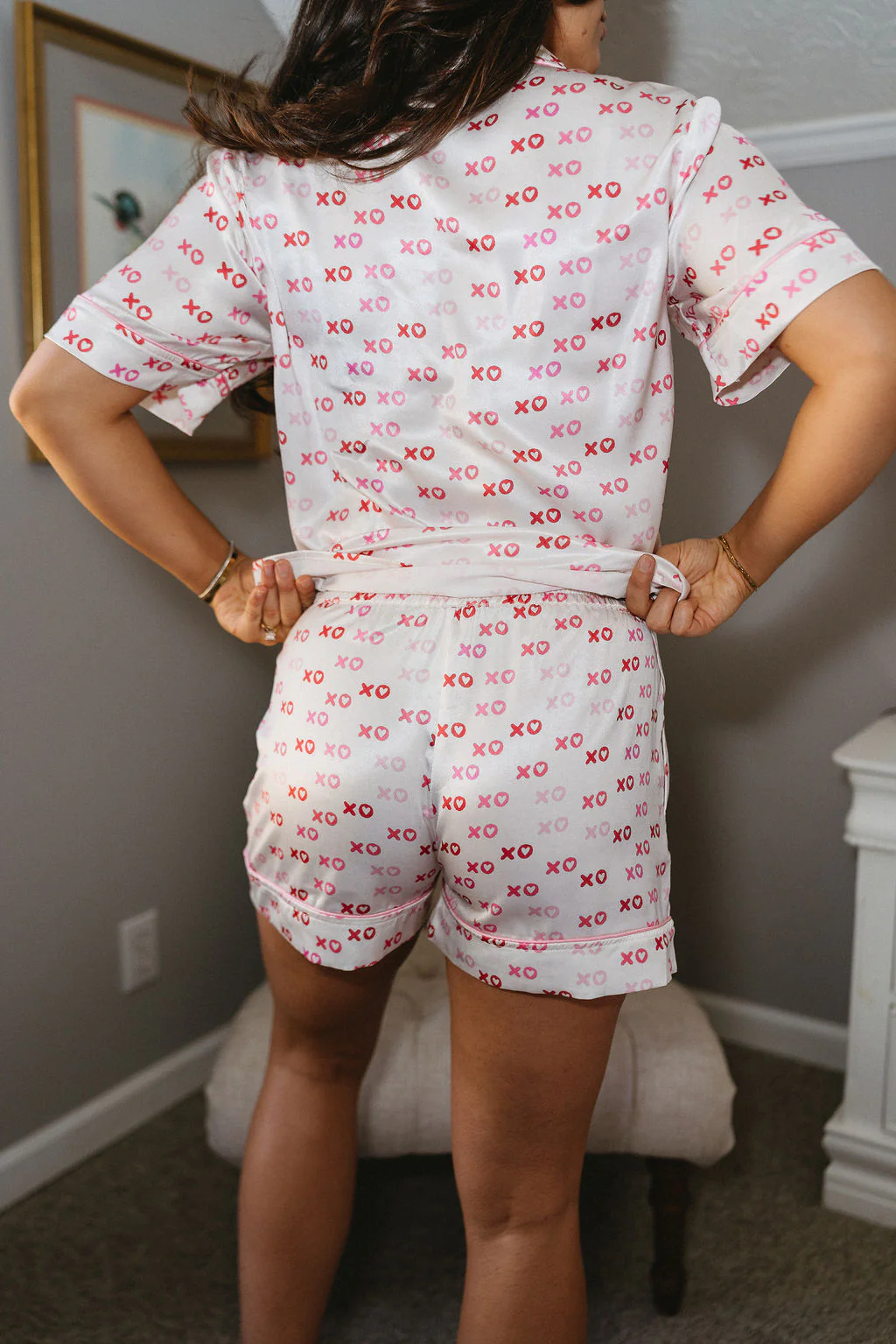Natalia XO White Multi Pajama Set - Image 11