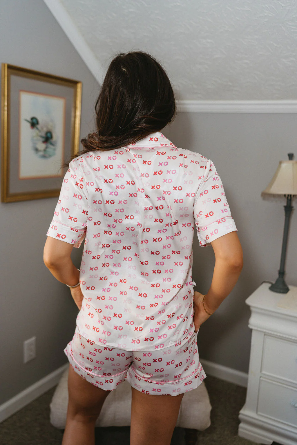 Natalia XO White Multi Pajama Set - Image 14