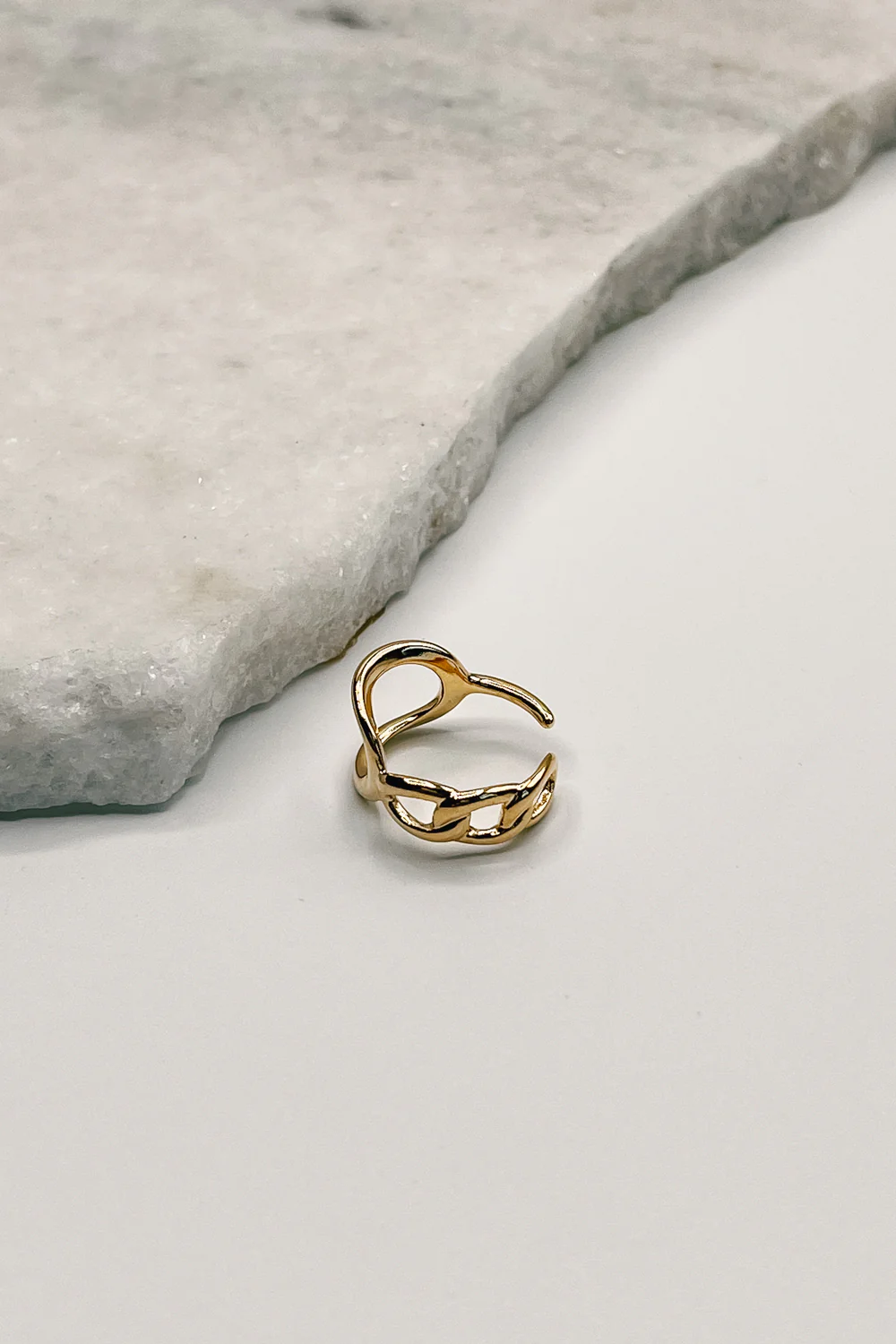 Natalie Gold Intertwined Ring - Image 2