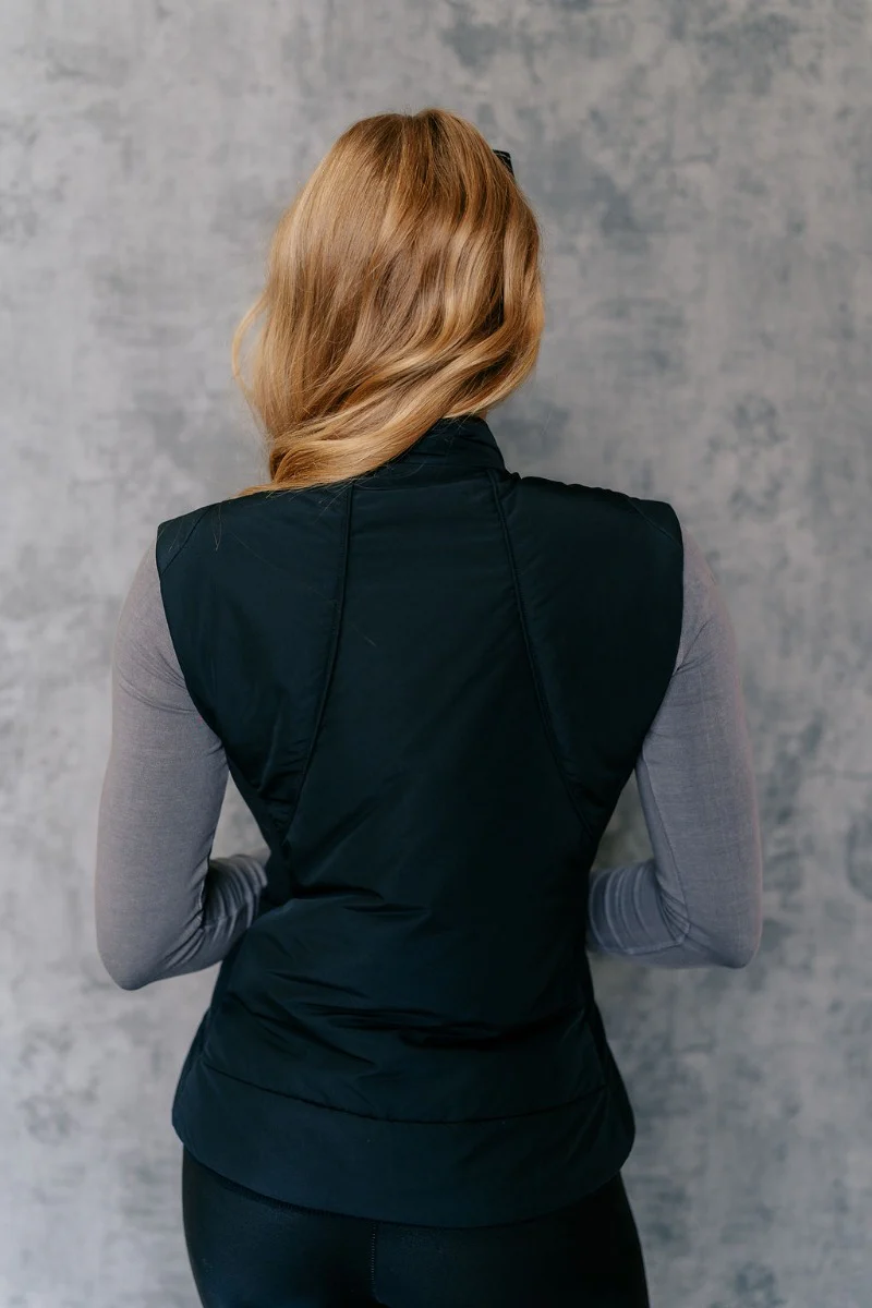 Naya Black Athletic Vest - Image 7