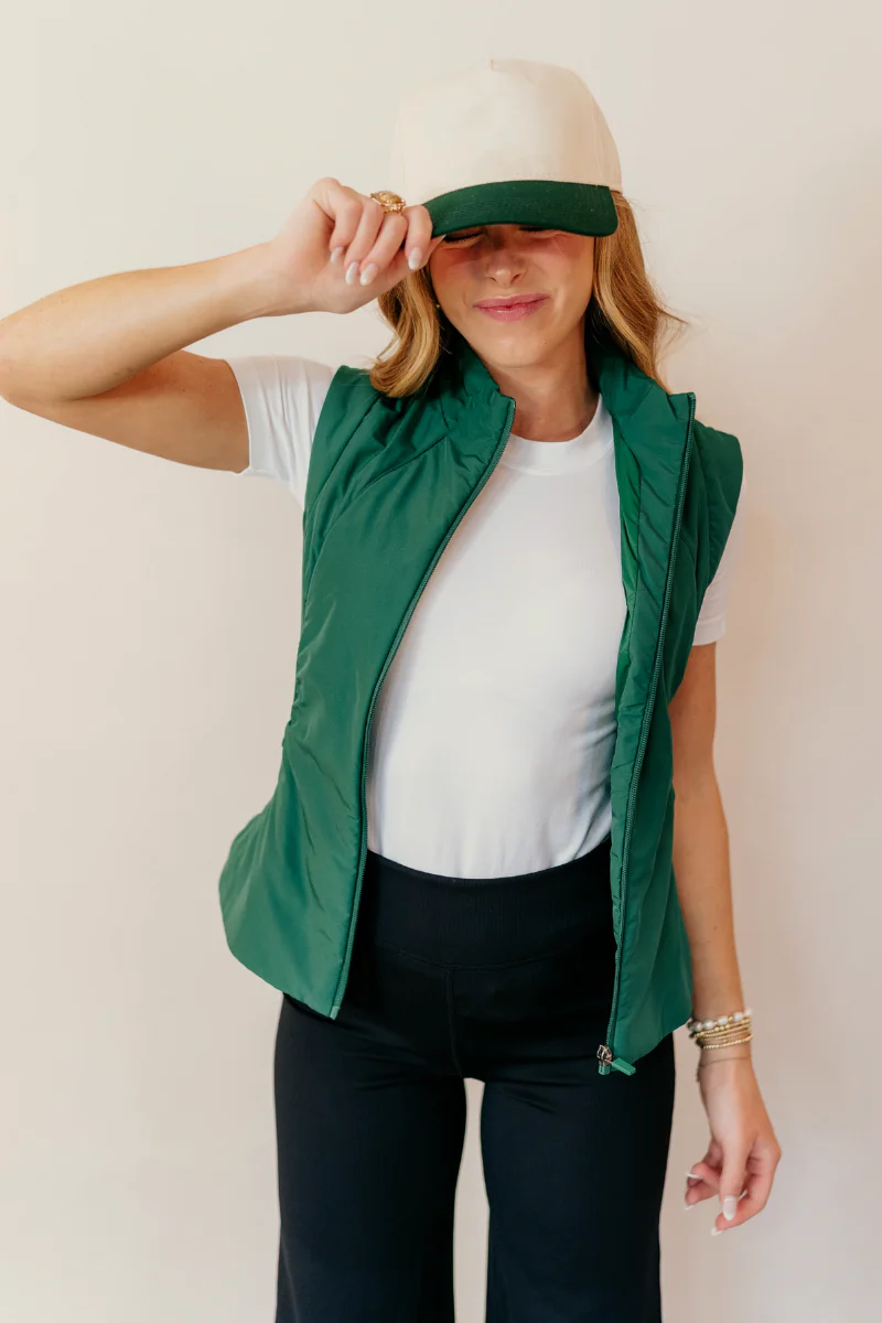Naya Hunter Green Athletic Vest - Image 3