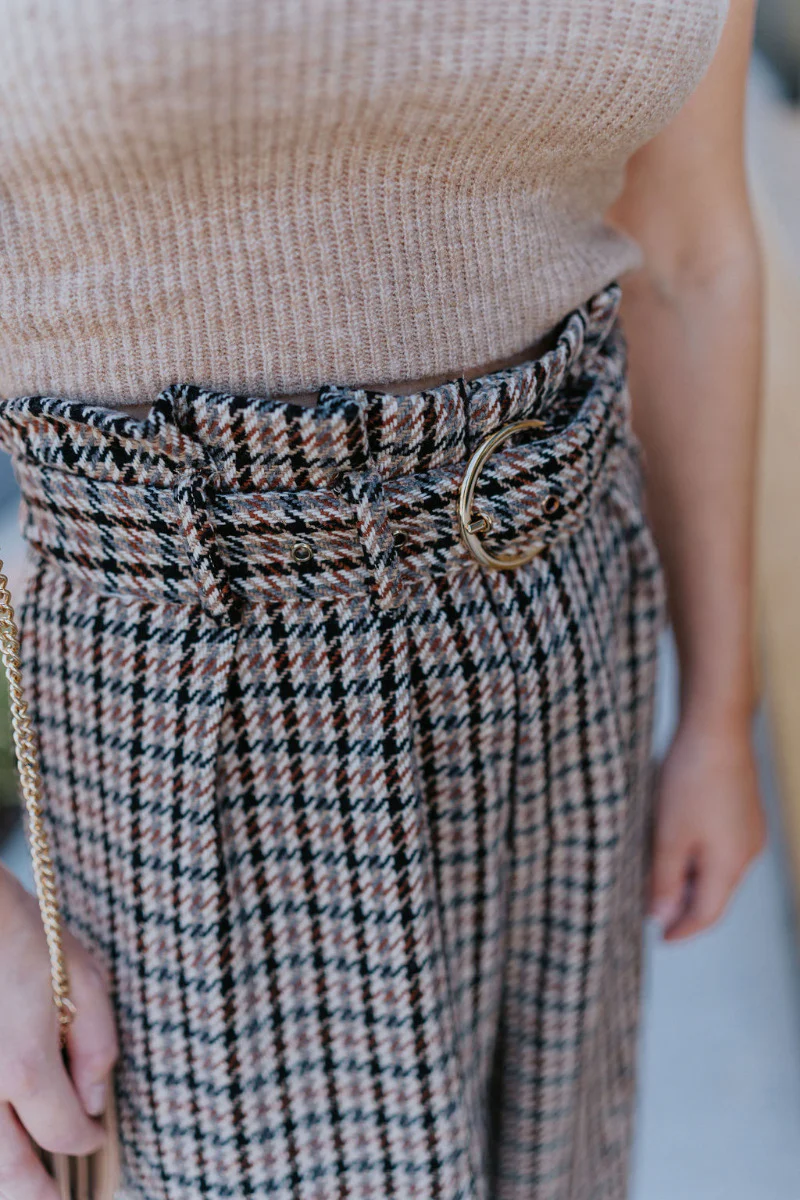 New In Town Houndstooth Pants - Image 4