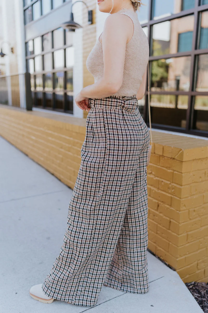New In Town Houndstooth Pants - Image 5
