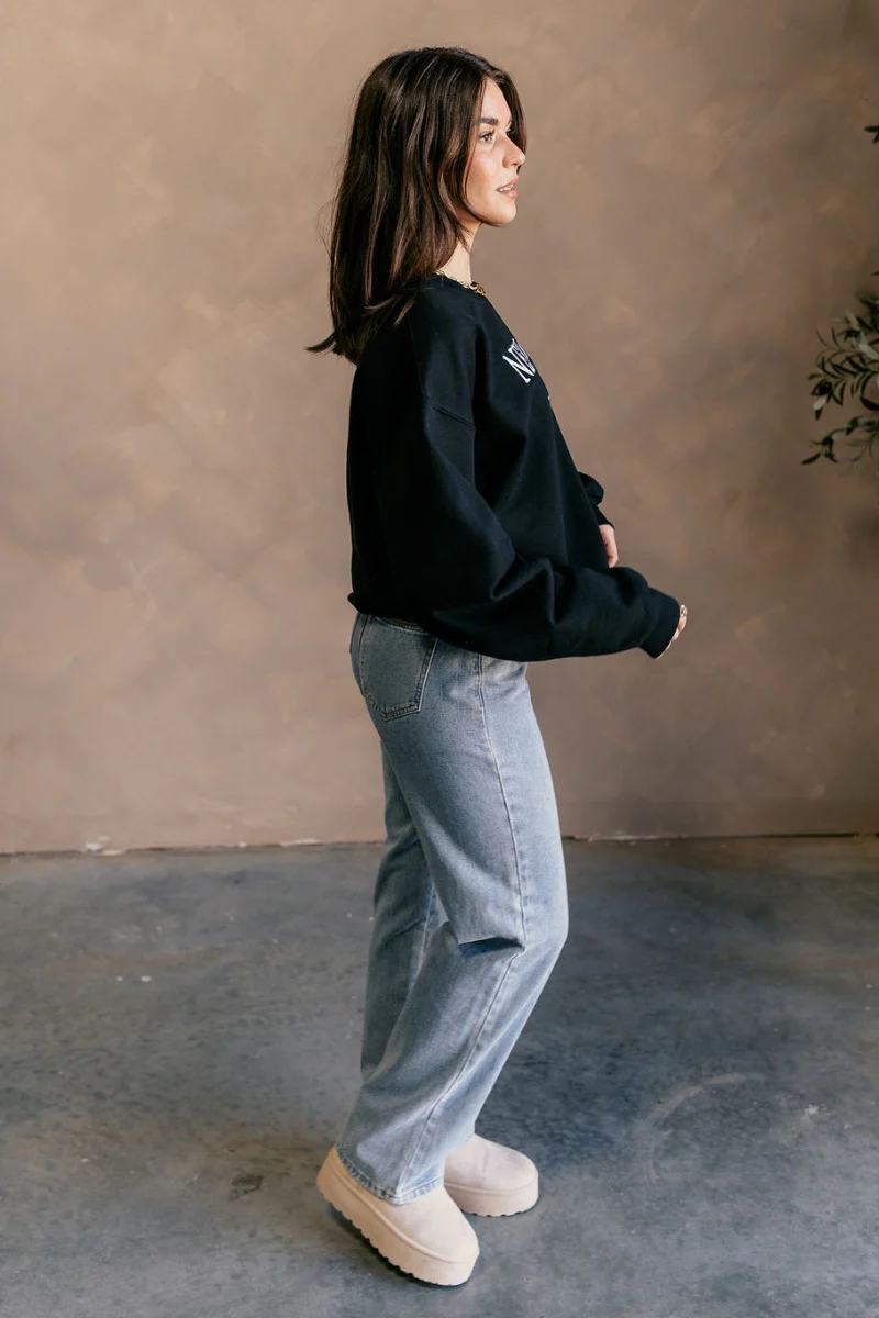 New York Club Black Long Sleeve Sweatshirt - Image 5