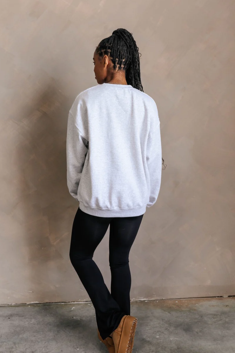 New York Running Club Grey Embroidered Sweatshirt - Image 6