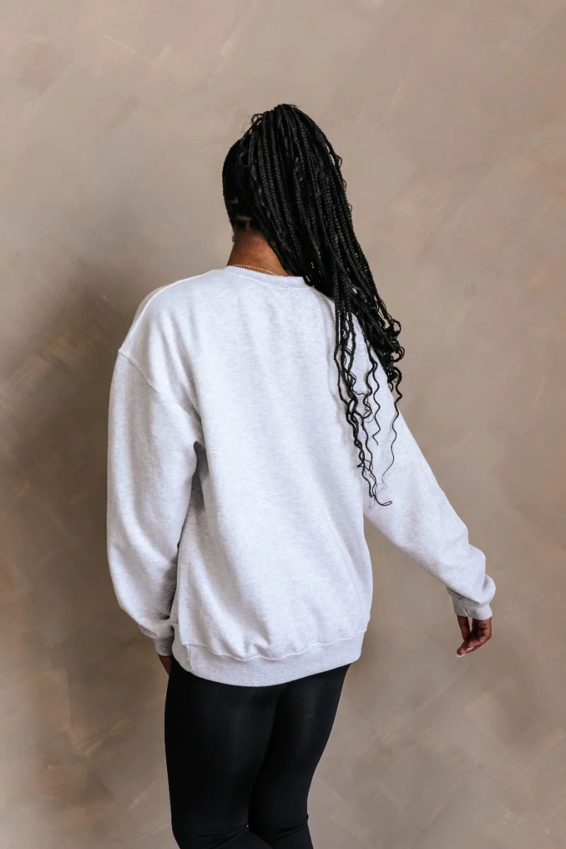 New York Running Club Grey Embroidered Sweatshirt - Image 7