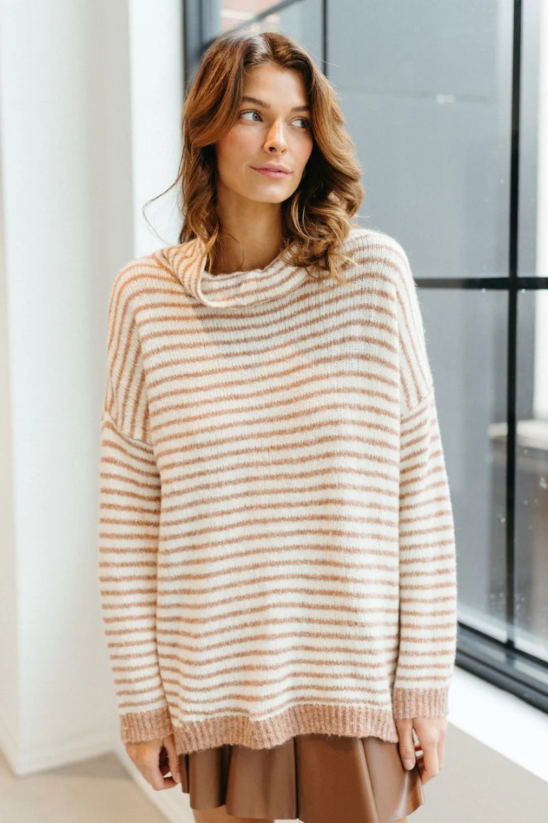 New You Striped Sweater - Image 2
