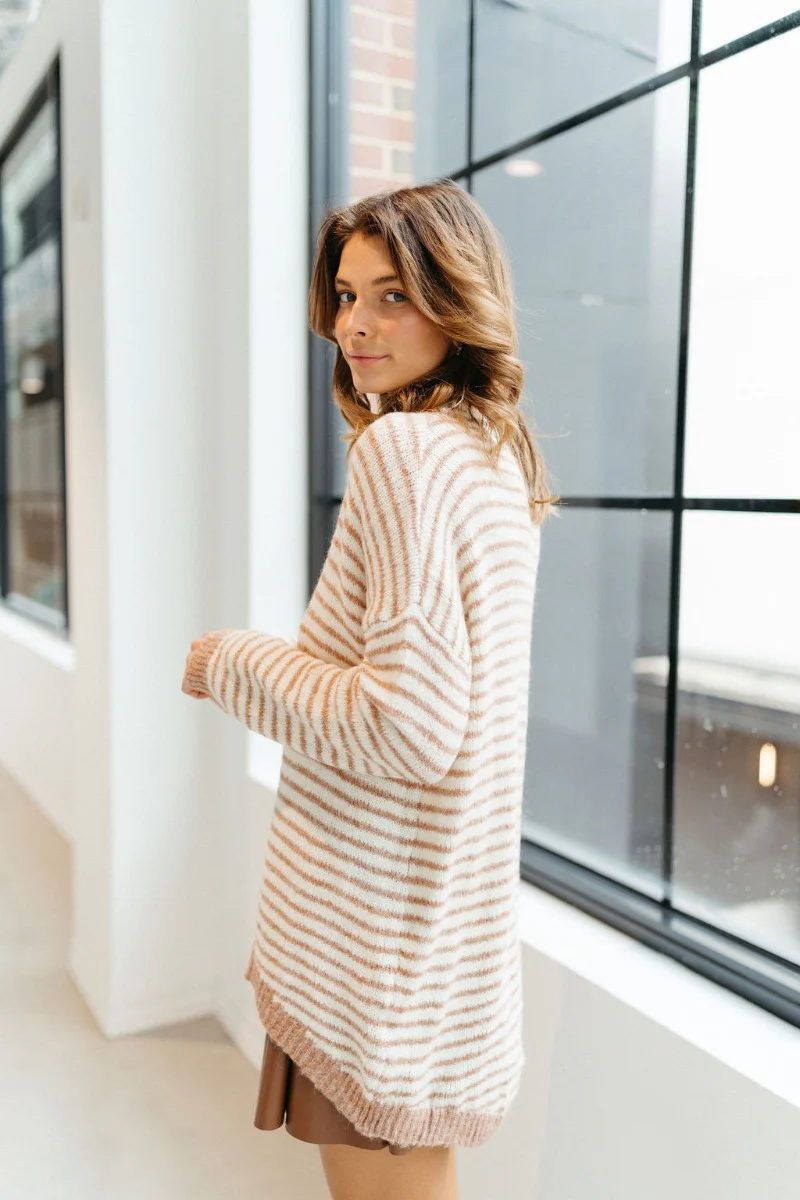 New You Striped Sweater - Image 4