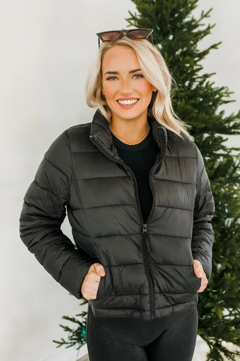 Next Adventure Puffer Jacket in Black
